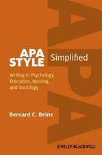 Apa style simplified for sale  Montgomery