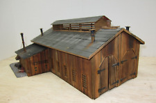HO SCALE CUSTOM 2 STALL ENGINE HOUSE WITH SEVERAL DETAILS. for sale  Shipping to South Africa