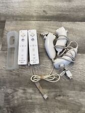 Lote de 2 controles Nintendo Wii OEM RVL-003 e 3 OEM RVL-004 Nunchuck-não testado comprar usado  Enviando para Brazil