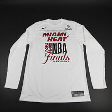 Camisa Miami Heat Nike NBA Auténtica Dri-Fit Mangas Largas Para Hombre Blanca Usada, usado segunda mano  Embacar hacia Argentina