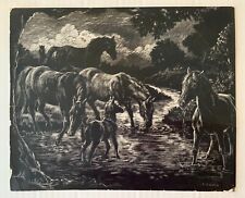 Antique scratchboard drawing for sale  Wesley Chapel