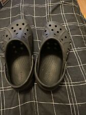 Usado, Tamancos de borracha Crocs preto infantil tamanho J3Iconic conforto colorido sapatos comprar usado  Enviando para Brazil
