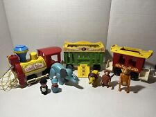 Tren de circo vintage Fisher-Price Little People #991 3 piezas con figuras y animales segunda mano  Embacar hacia Argentina