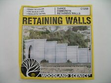 Kit Woodland Scenics HO C1258: três paredes de contenção de concreto comprar usado  Enviando para Brazil