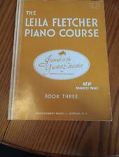Libro del curso de piano The Leila Fletcher 3 1976 Montgomery Music Inc. segunda mano  Embacar hacia Argentina