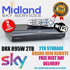 Sky+ HD Box Amstrad WIFI DRX895W 2TB PVR6 - 2016 VERSION 3D READY WIFI, used for sale  Shipping to South Africa