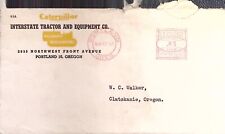 Usado, Envelope Caterpillar Interstate Tractor Equipment Co Machinery Headquarters 1945 comprar usado  Enviando para Brazil