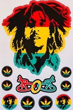 Bob marley adesivi usato  Legnano