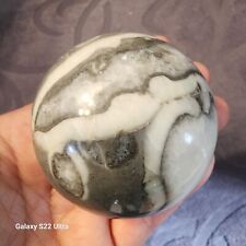 Esfera de piedra de jaspe natural de mil ojos 2,5" pulida segunda mano  Embacar hacia Argentina