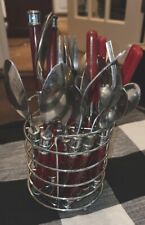 Red handled flatware for sale  Brazoria