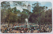 Postal vintage pintoresca del parque de la Alameda en el centro de México segunda mano  Embacar hacia Mexico