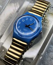 Swatch azzurro classic usato  Italia