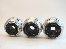 Lote de 3 lentes Industar 50/3,5 M39, usado segunda mano  Embacar hacia Argentina