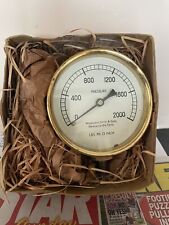 Vintage pressure gauge for sale  DRONFIELD