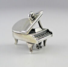 Sterling Silver JAMES AVERY Charm for Bracelet GRAND PIANO Retired 3D Vintage, used for sale  Nashville