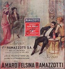 Pubblicita 1925 amaro usato  Biella