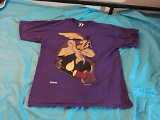 Camisa Vintage Wile E. Coyote Dupla Face 1993 Roxa - GG Genius At Work comprar usado  Enviando para Brazil