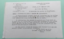 Document ww2 1945 d'occasion  Lille-