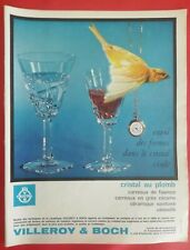 Publicité 1964 cristal d'occasion  Le Portel