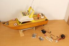Wooden RC Fishing Boat Trawler Model Yacht Ship Vintage Handmade Project 19" for sale  Shipping to South Africa