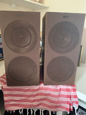 Kef loudspeakers walnut for sale  RYDE