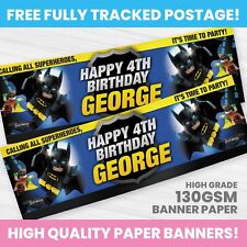 Personalised batman birthday for sale  LEIGH