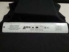 Vintage Advertising Metal Ruler ~ AFCO Inc., Aluminum Windows Doors, Hobart, IN for sale  Shipping to South Africa