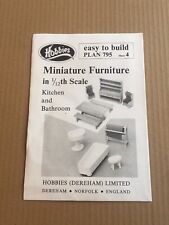 Hobbies miniature furniture for sale  BASINGSTOKE