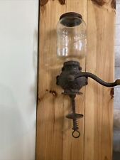 Antique Arcade Crystal No. 3 Coffee Grinder Cast Iron Wall Mount Mill for sale  Shipping to South Africa