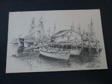 Cartão postal - Barcos de pesca no Porto, Gloucester, missa. (Jas F Murray) não publicado, usado comprar usado  Enviando para Brazil