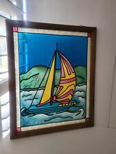 Vintage stained glass for sale  Theodore
