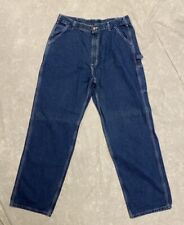 #138 Jeans Carhartt Carpenter 40x34 Cintura Medidas 38 Marca Adesiva Sob Cinto, usado comprar usado  Enviando para Brazil