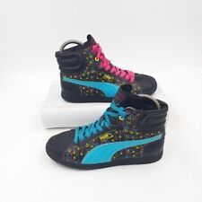 Used, Puma First Round Hi Trainer Black Womens UK5 Vietnam 349551-02 Shoe Sneaker for sale  Shipping to South Africa