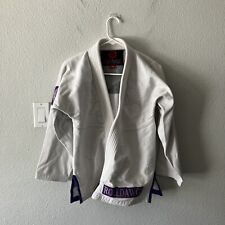 Rolldawgz Kimonos Feminino F3 BJJ MMA Jiu Jitsu Combat Gi Branco Roxo comprar usado  Enviando para Brazil