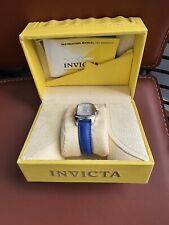 Relógio Invicta feminino nova bateria modelo 0010 pulseira azul esfregão mostrador de data. Novo na caixa, usado comprar usado  Enviando para Brazil