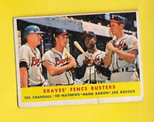 1958 topps braves for sale  Indianapolis