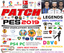 OPTION FILE PATCH PES 2019 PENDRIVE PARCHE ORIGINAL PS4 PS3 XBOX PC 4K COMPLETO segunda mano  Embacar hacia Argentina