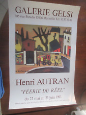 Affiche exposition henri d'occasion  Marseille I