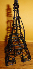Usado, Decoração de arame preto torre Eiffel decoração com fio Paris França (Tn) comprar usado  Enviando para Brazil