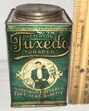tuxedo tobacco tin for sale  Harlan