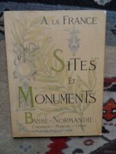 Sites monuments 1902 d'occasion  France