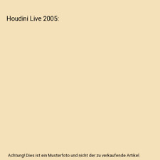 Houdini live 2005 gebraucht kaufen  Trebbin