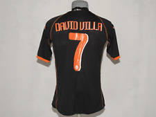 Camiseta deportiva negra David Villa Kappa talla L Valencia CF 2009 - 2010 #7 segunda mano  Embacar hacia Argentina