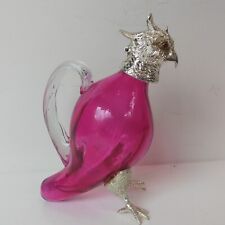 Cranberry glass parrot for sale  SOUTH OCKENDON