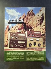 alpha amplifier for sale  Greenwood