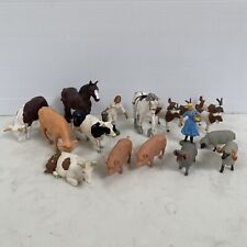 Britains Farm Animals Cows Sheep Pigs Goats Sheep Horse Vintage England Plastic for sale  Shipping to South Africa