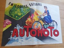 Carte moto Terrot Automoto 50 Skipper 1960  collection Atlas motorbike France 