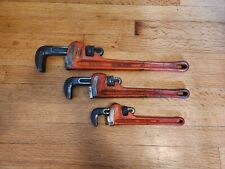 Ridgid Pipe Wrench 18",14",10" Lot Of 3 for sale  Shipping to South Africa