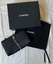 Chanel black quilted for sale  Los Angeles