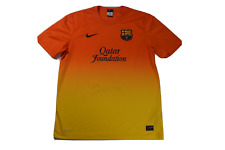 CAMISETA DE FÚTBOL BARCELONA NARANJA ALEJADA CAMISETA DE FÚTBOL CAMISA NIKE talla L, usado segunda mano  Embacar hacia Argentina